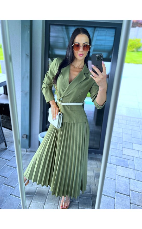 Khaki šaty Sylva S/M 