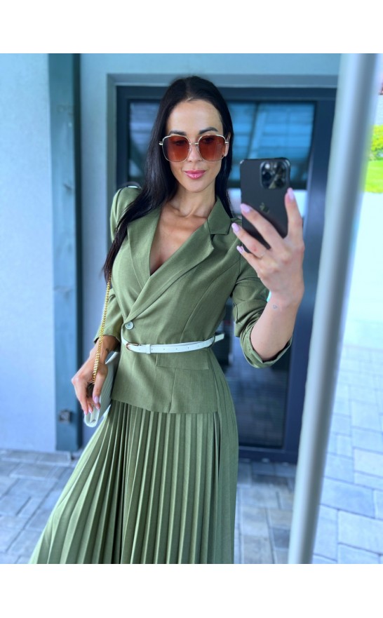 Khaki šaty Sylva S/M 