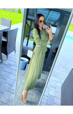 Khaki šaty Sylva S/M 