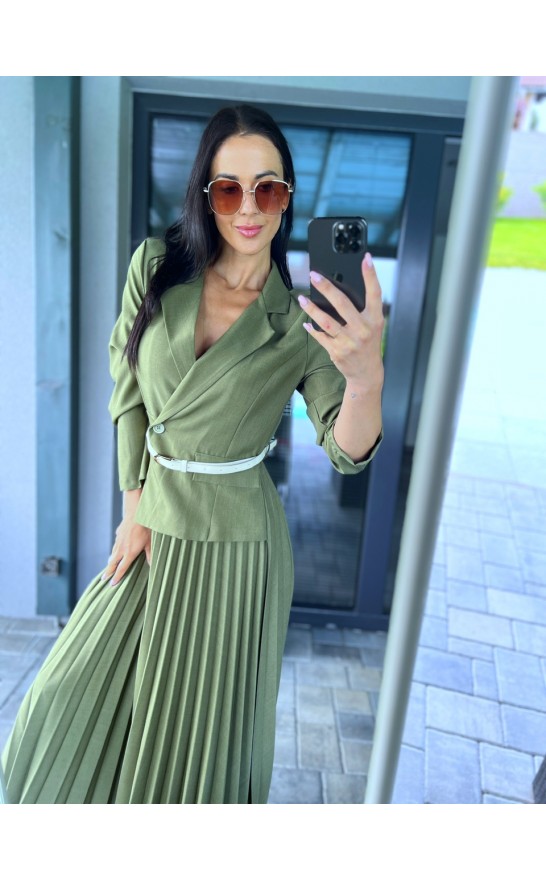 Khaki šaty Sylva S/M 