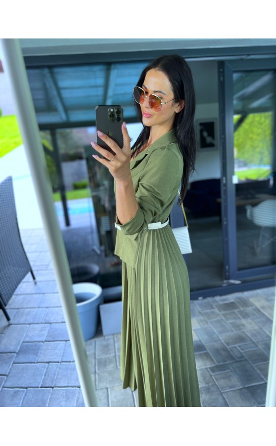Khaki šaty Sylva S/M 
