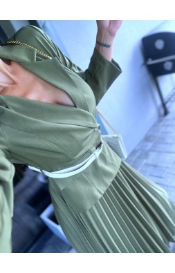 Khaki šaty Sylva S/M 
