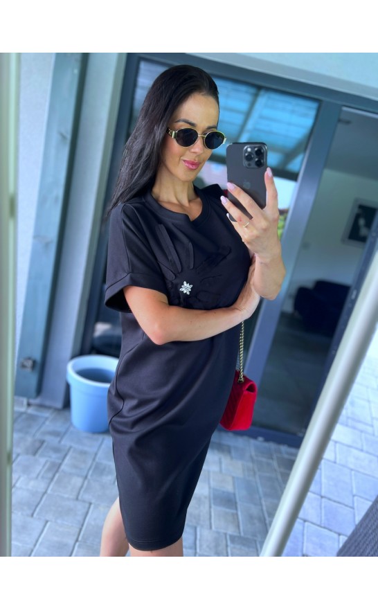 Černé šaty Alina 