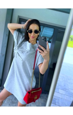 Šedé šaty Alina 