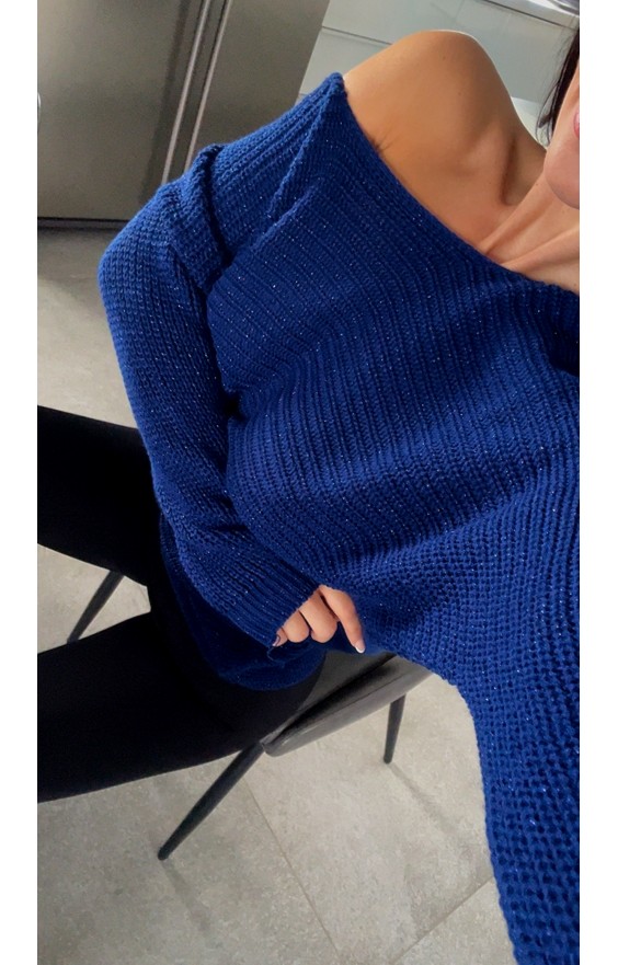 Tmavě modrý svetr Sony 