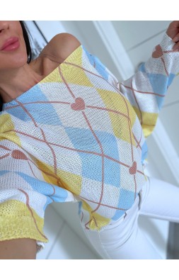 Jarní svetřík model 2 