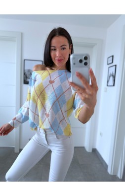 Jarní svetřík model 2 