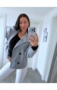 Šedé jarní sako Mia