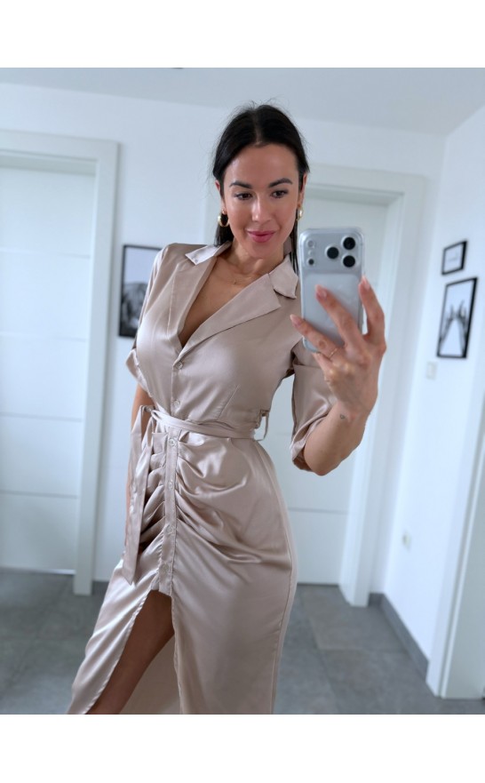 Krémové šaty Katy 