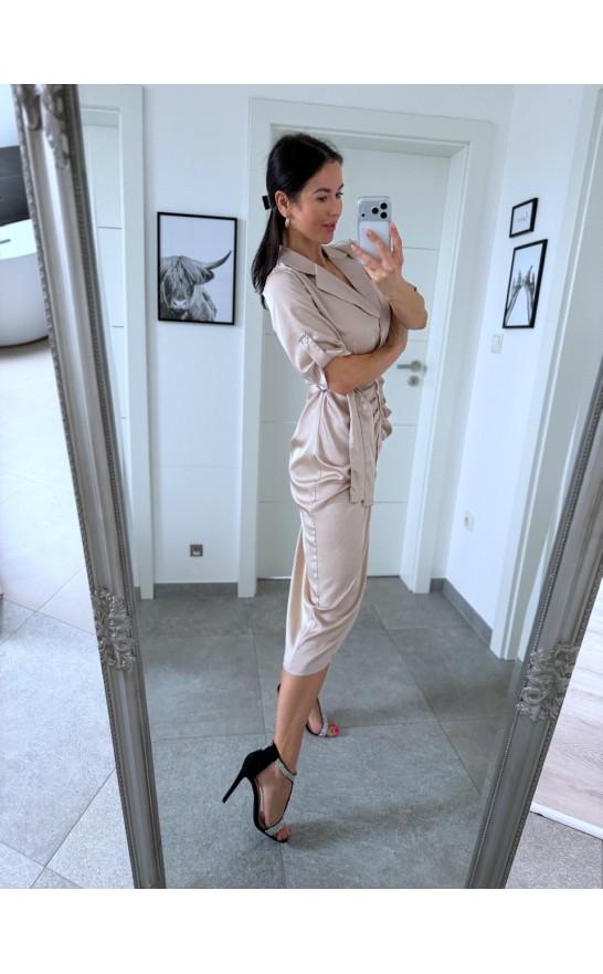 Krémové šaty Katy 