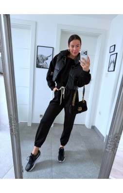 Černá tepláková souprava Faly 