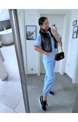 Světle modrá tepláková souprava Samy