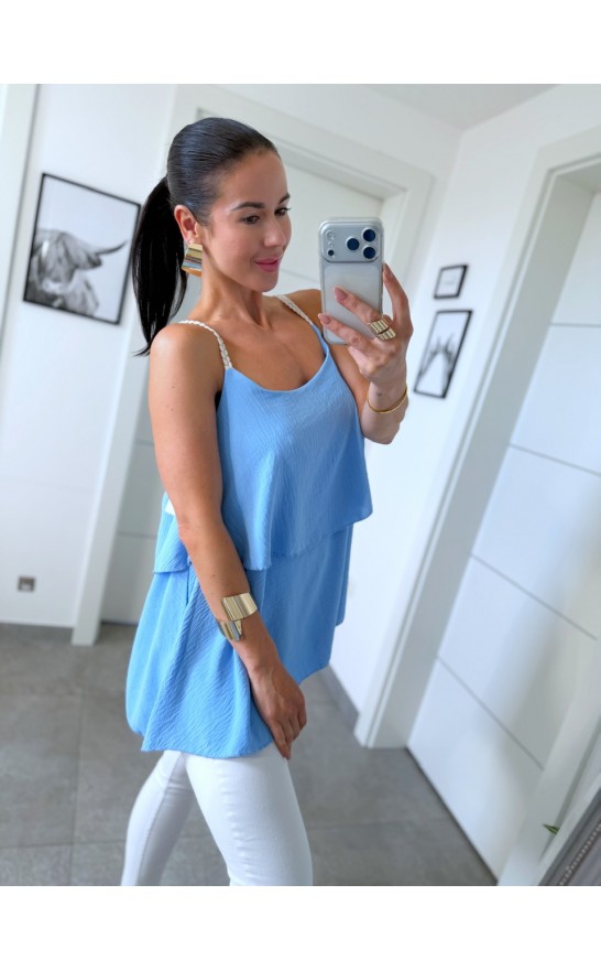 Světle modrá halenka Viola 