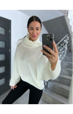 Smetanový svetr Casy 