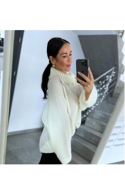 Smetanový svetr Casy 