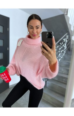 Růžový svetr Casy 