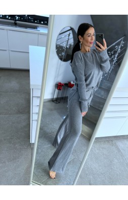 Šedý luxusní komplet 