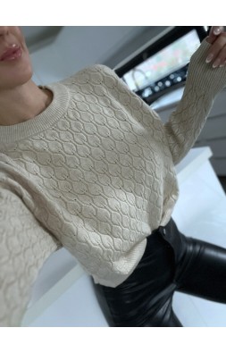 Krémový svetr Lia 