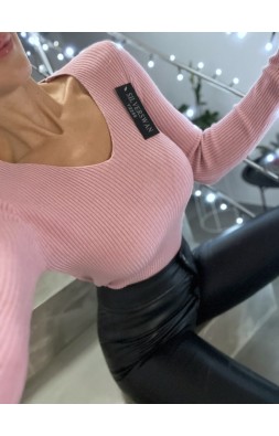 Růžový svetr Silver 