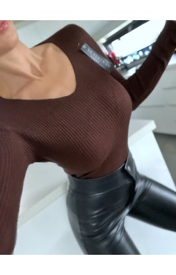 Hnědý svetr Silver 