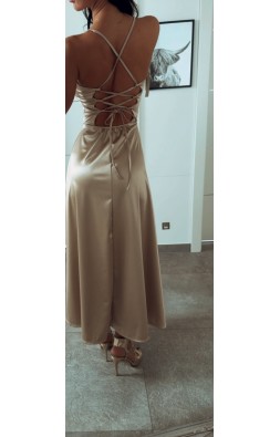 Krémové šaty Fatya