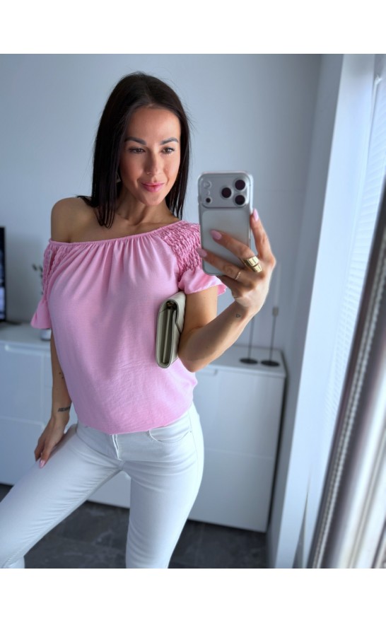 Růžová halenka Lea 
