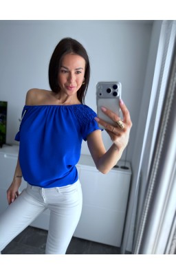 Královsky modrá halenka Lea 