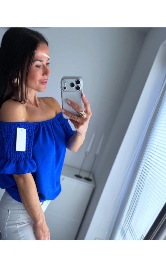 Královsky modrá halenka Lea 