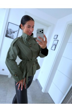Khaki trenčkot Sara 