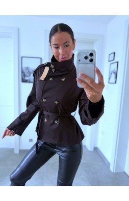 Hnědý kabátek Mirror 