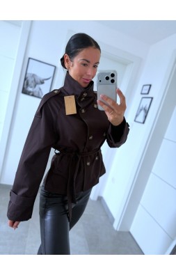 Hnědý kabátek Mirror 