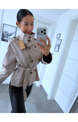Krémový kabátek Mirror 