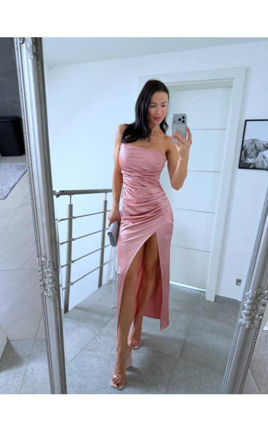 Růžové šaty Beata 