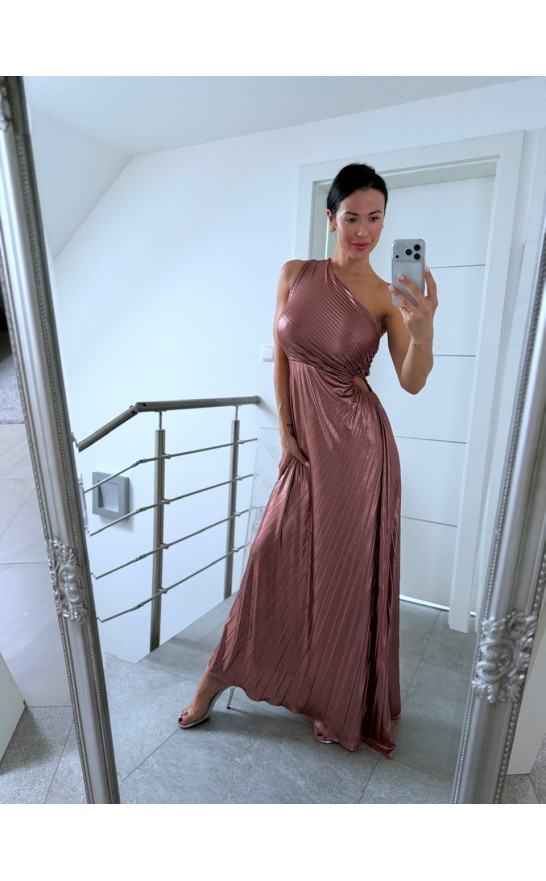 Pudrově růžové šaty Star 