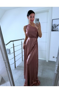 Pudrově růžové šaty Star 