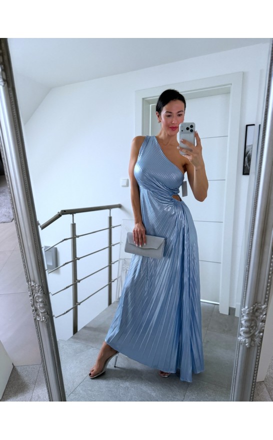 Blankytně modré šaty Star 