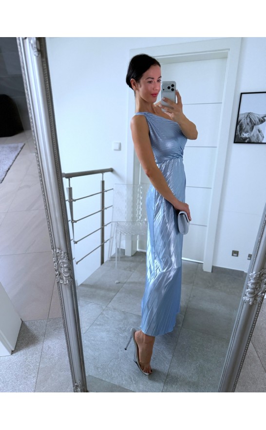 Blankytně modré šaty Star 