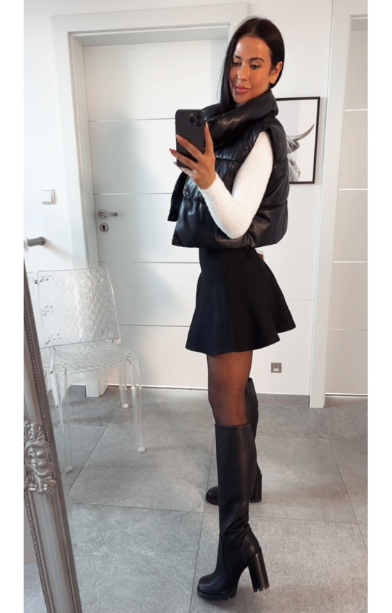 Černá skater sukně úpletová S a M 