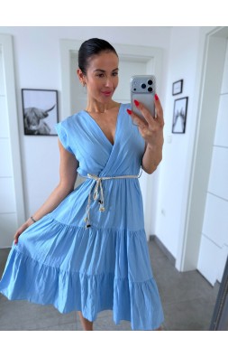 Modré šaty Romantic