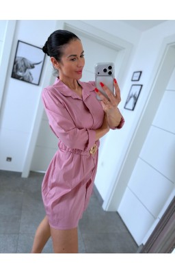 Pudrové šaty Helena 