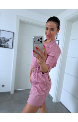 Pudrové šaty Helena 