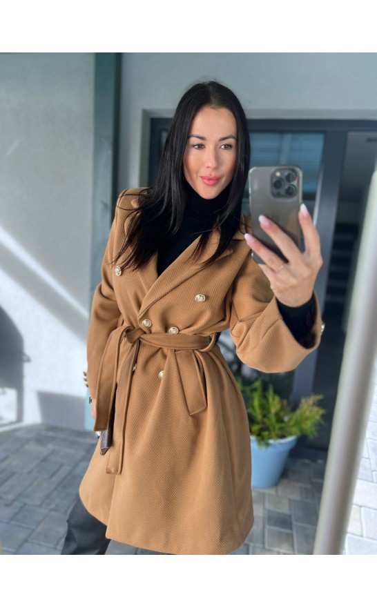 Camel krásný kabát 