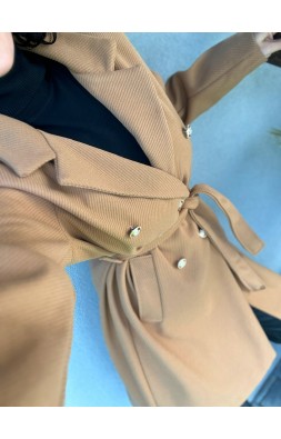 Camel krásný kabát 