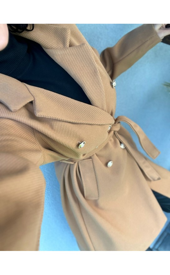 Camel krásný kabát 