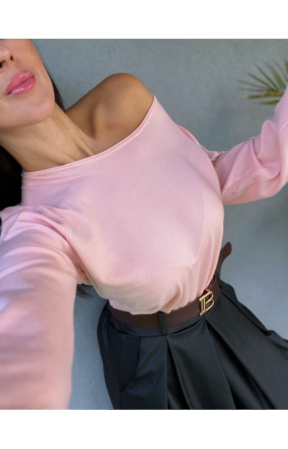 Růžový svetr Sabina 