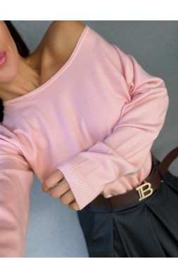 Růžový svetr Sabina 