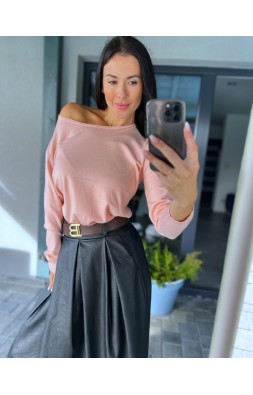 Růžový svetr Sabina 