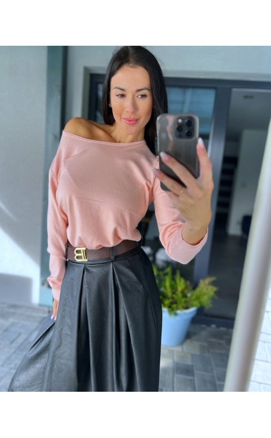 Růžový svetr Sabina 