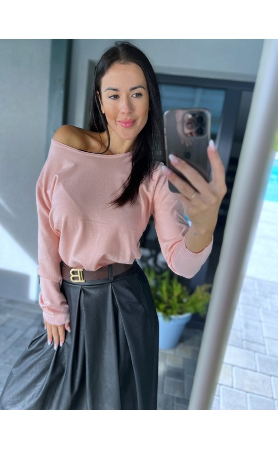 Růžový svetr Sabina 