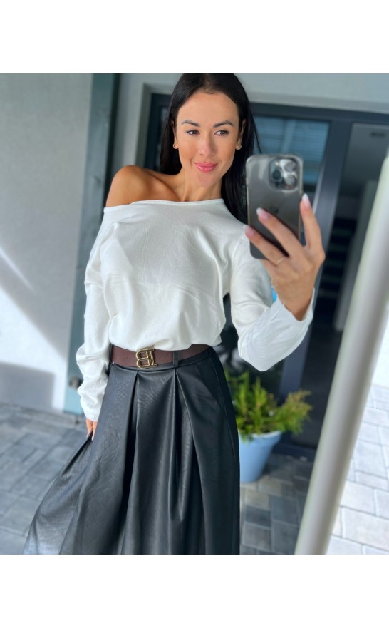 Smetanový svetr Sabina